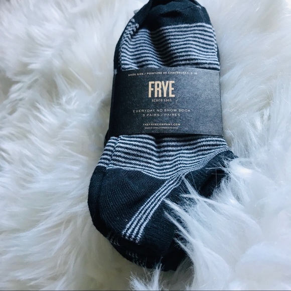 Frye Accessories - Frye no show socks, pack of 5 Frye Accessories - Frye no show socks, pack of 5